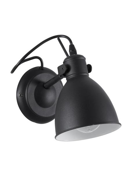 Nastaviteľná nástenná lampa Ethan, Čierna, H 20 x V 22 cm