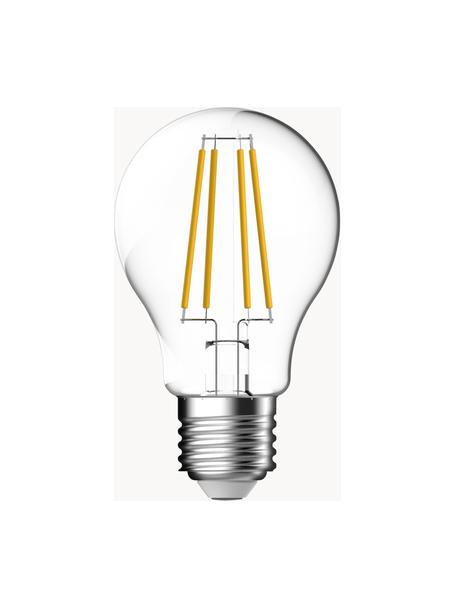 Žárovky E27, stmívatelné, teplá bílá, 3 ks, Transparentní, Ø 6 cm, V 10 cm