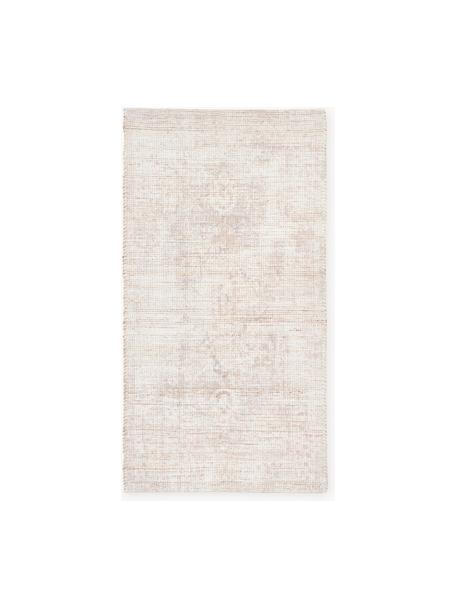 Kurzflor-Teppich Alisha, 63 % Jute, 37 % Polyester, Beige, Off White, B 80 x L 150 cm (Größe XS)