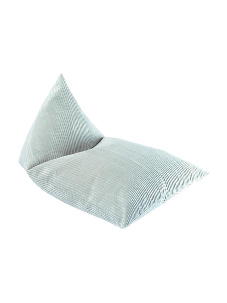 Kinderslaapzak Sugar van corduroy, Bekleding: corduroy (100% polyester), Corduroy mintgroen, B 110 x D 70 cm