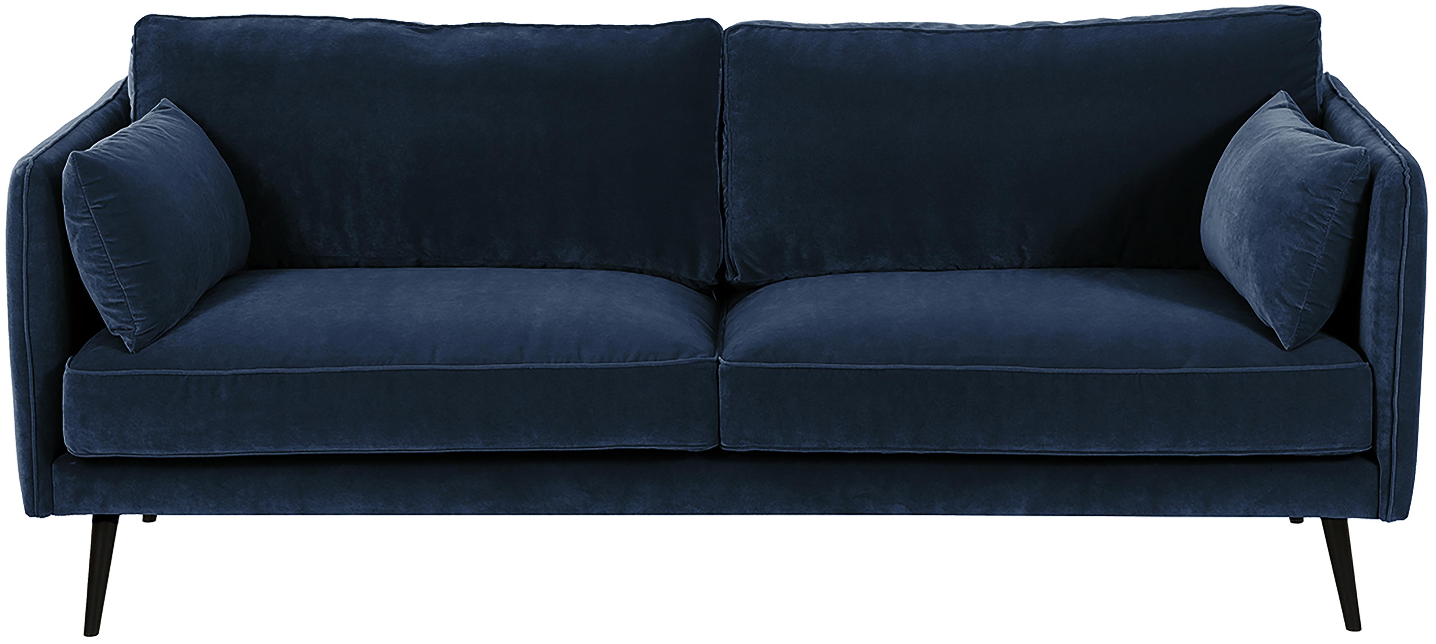 Big Sofa Samt Blau - Vulantri.com