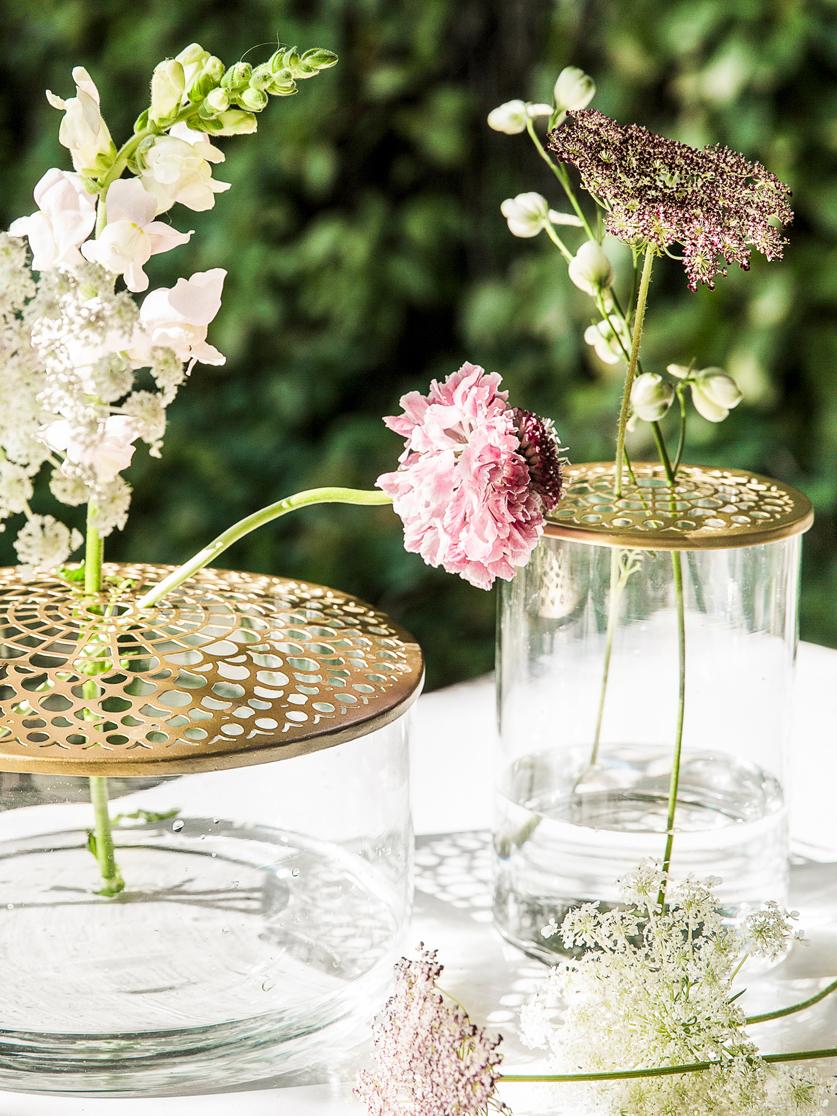 Vase Kassandra mit Messingdeckel WestwingNow