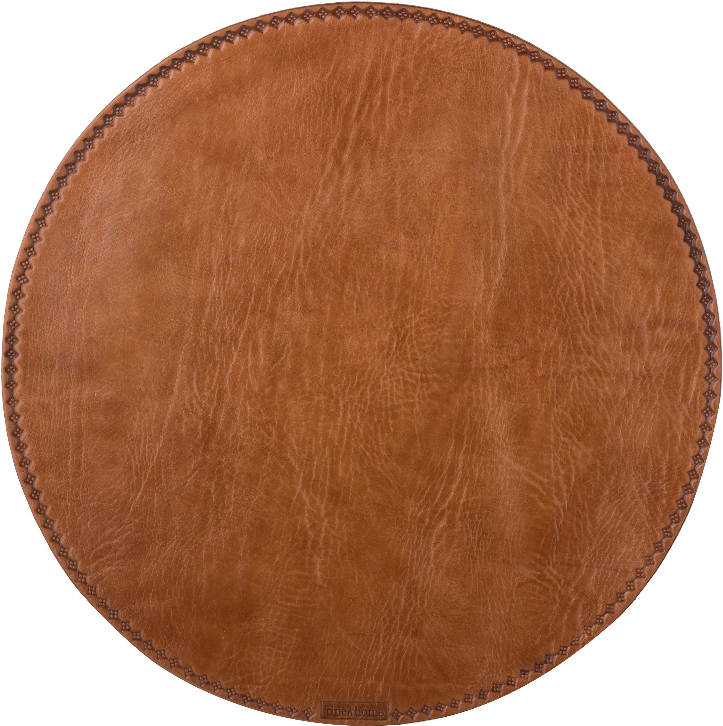 Set de table rond en cuir Lia Set de table rond en cuir Lia