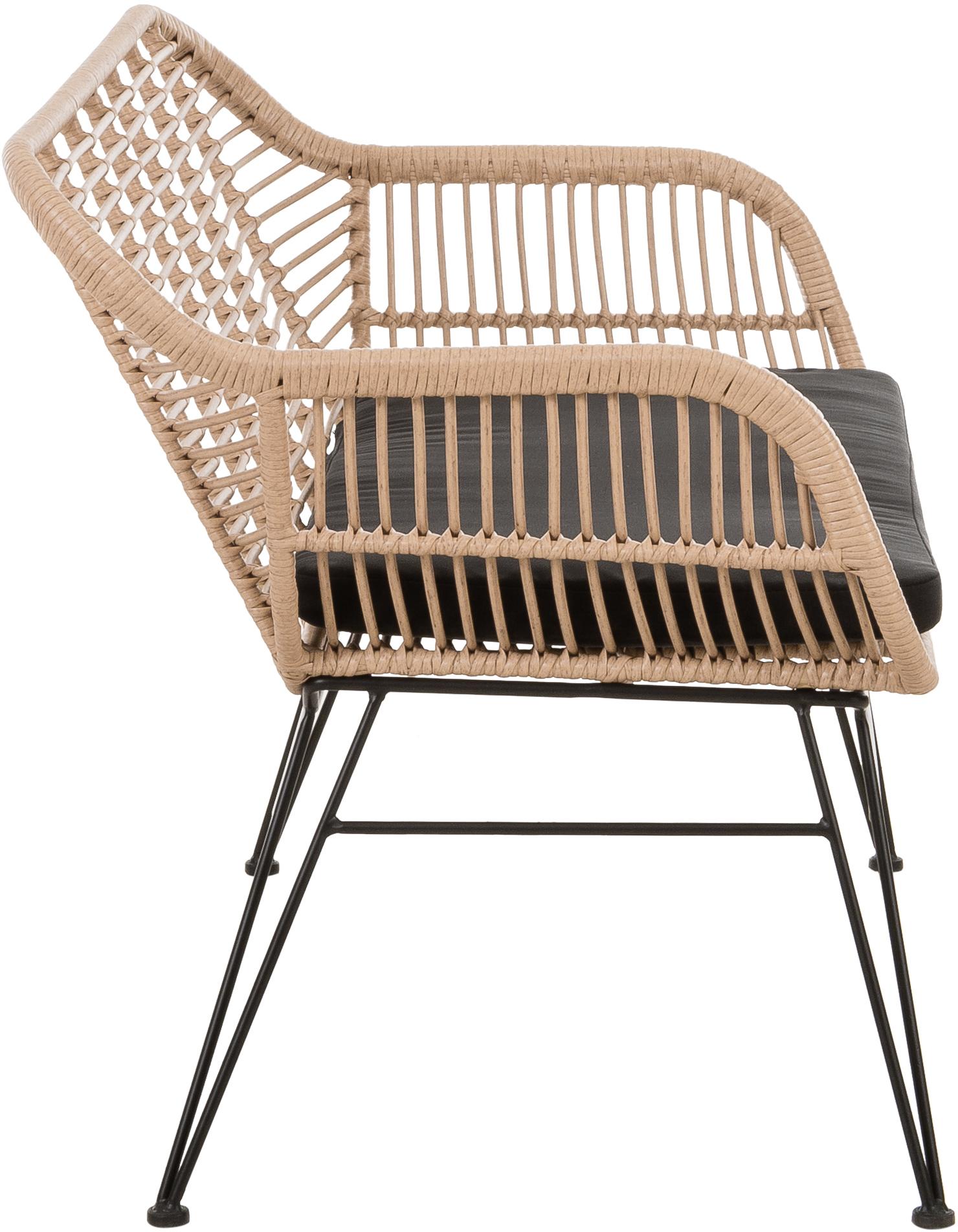 GartenSitzbank Costa mit Polyrattan WestwingNow