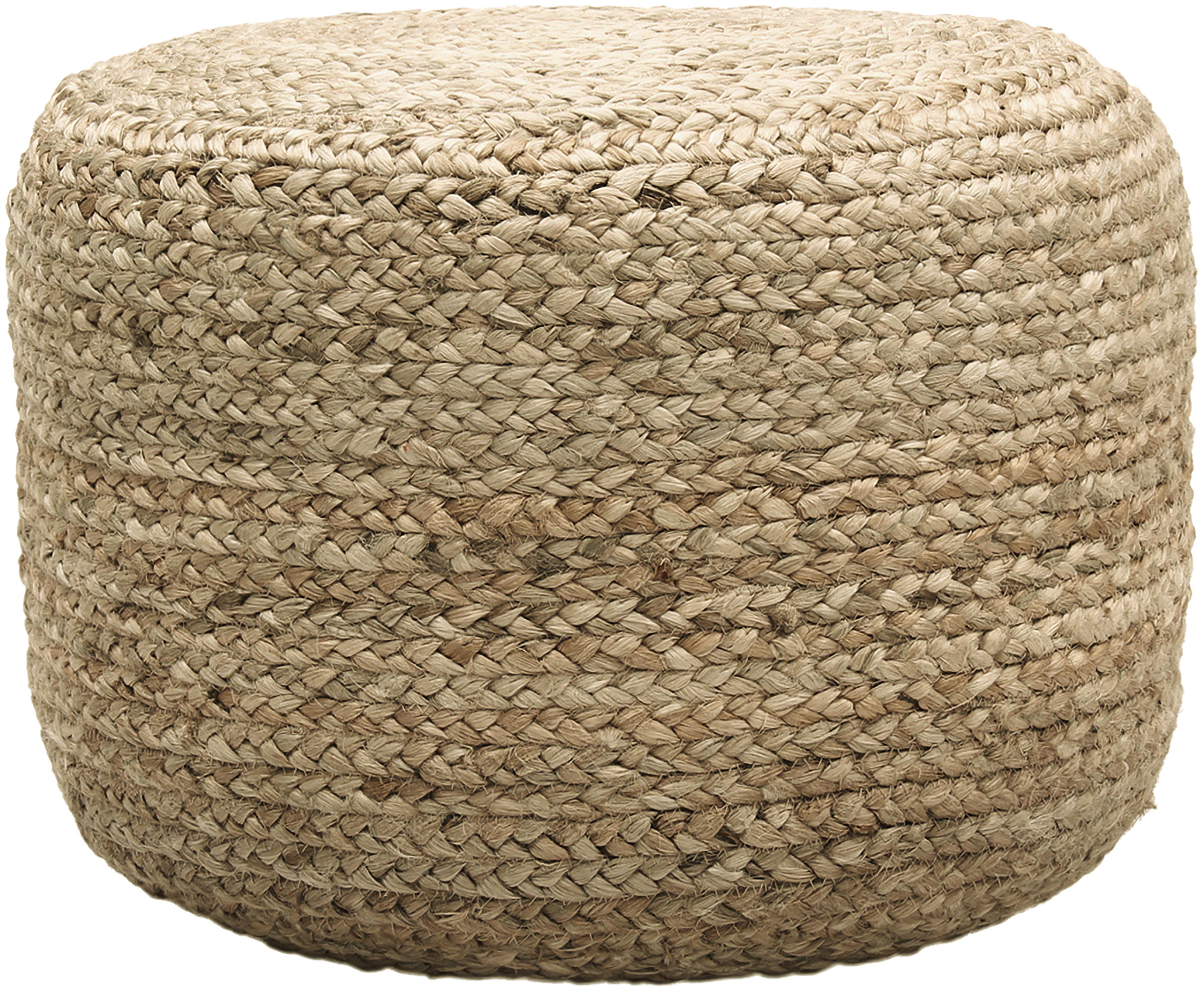 Handgefertigter Pouf Bono aus Jute WestwingNow