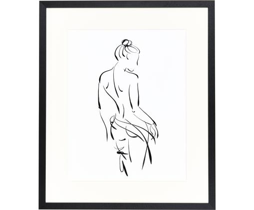 Gerahmter Digitaldruck Naked Woman