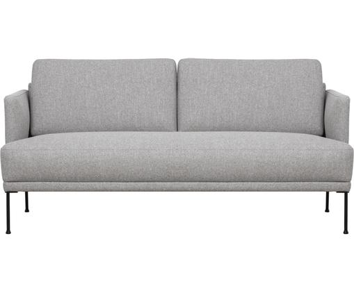 Sofa Fluente (2-Sitzer) in Hellgrau mit Metall-Füßen