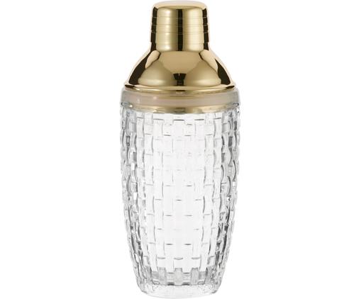Cocktail-Shaker Jolin in Transparent/Gold