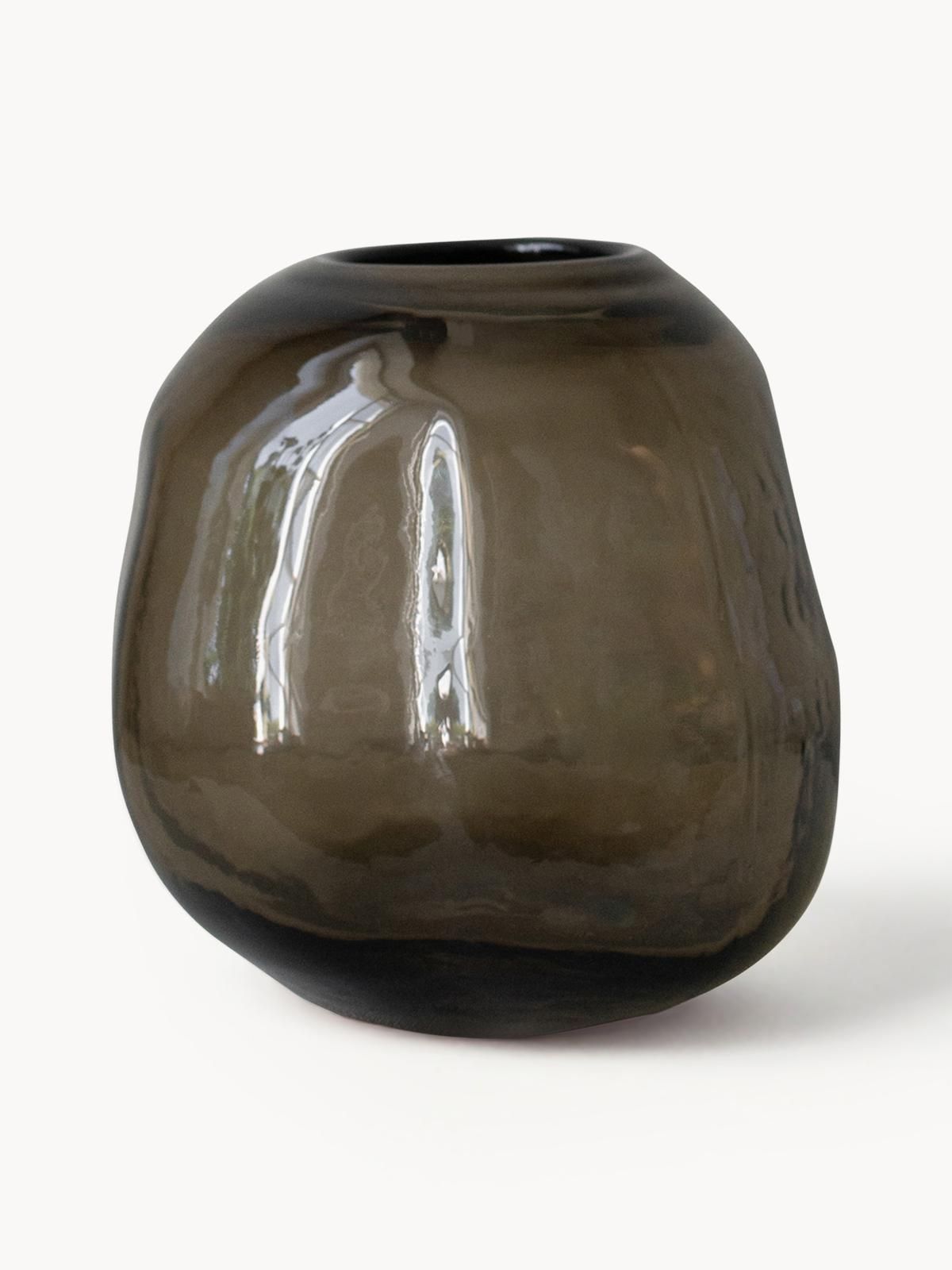 Glas-Vase Pebble, H 20 cm