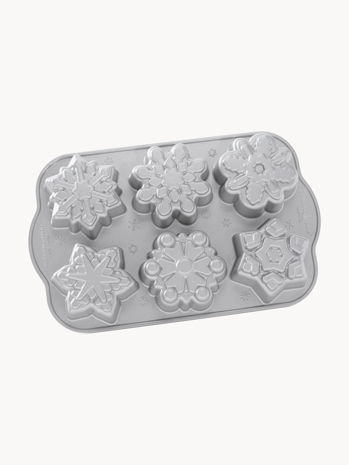 Mini-Kuchenform Snowflakes mit Antihaftbeschichtung