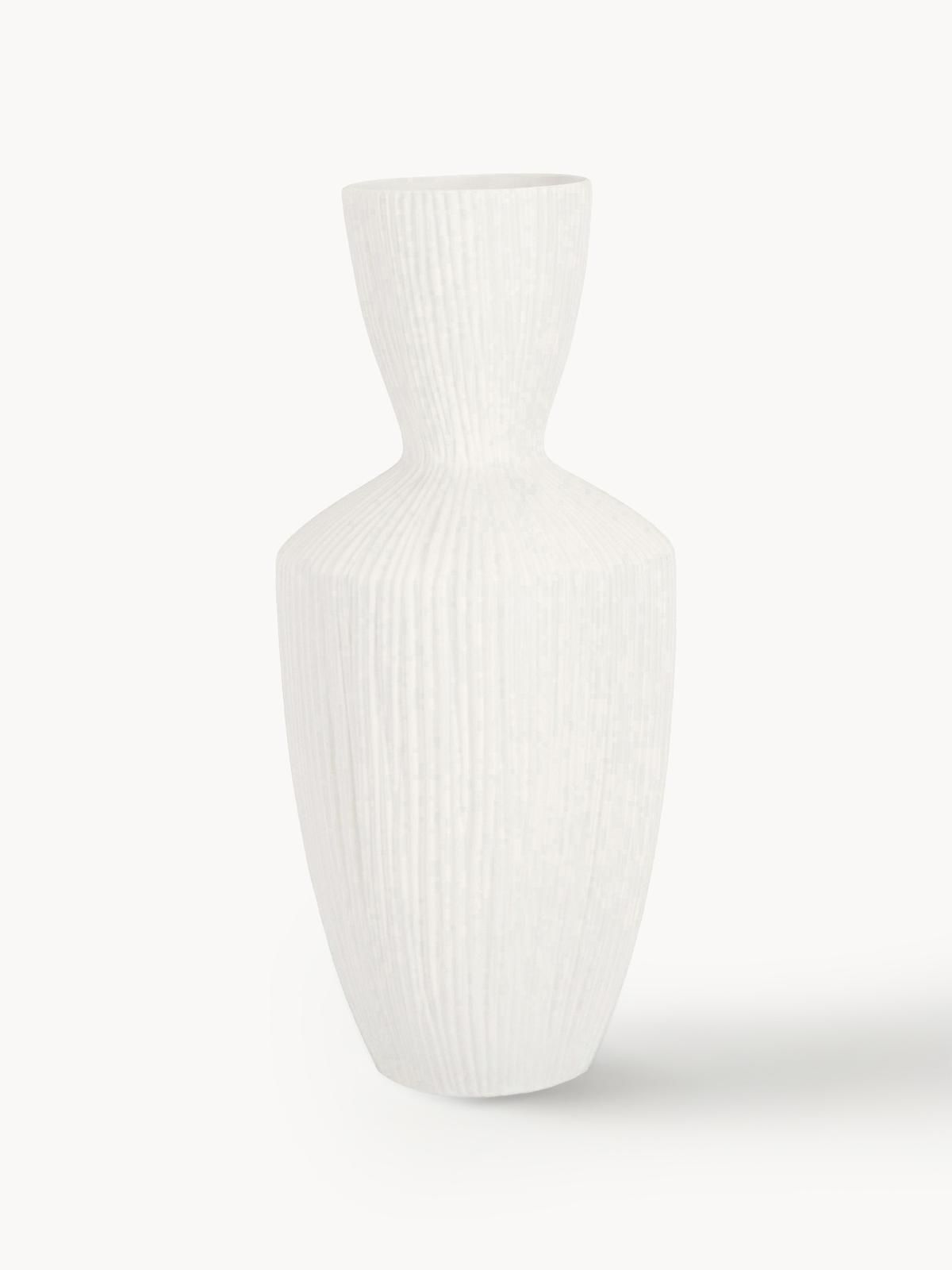 Keramik-Vase Striped, H 47 cm