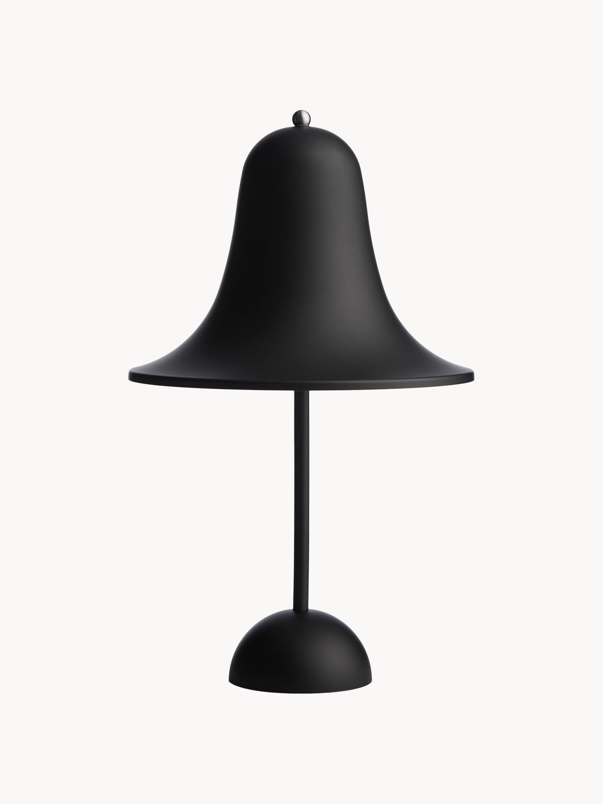 Kleine mobile LED-Tischlampe Pantop, Design Verner Panton