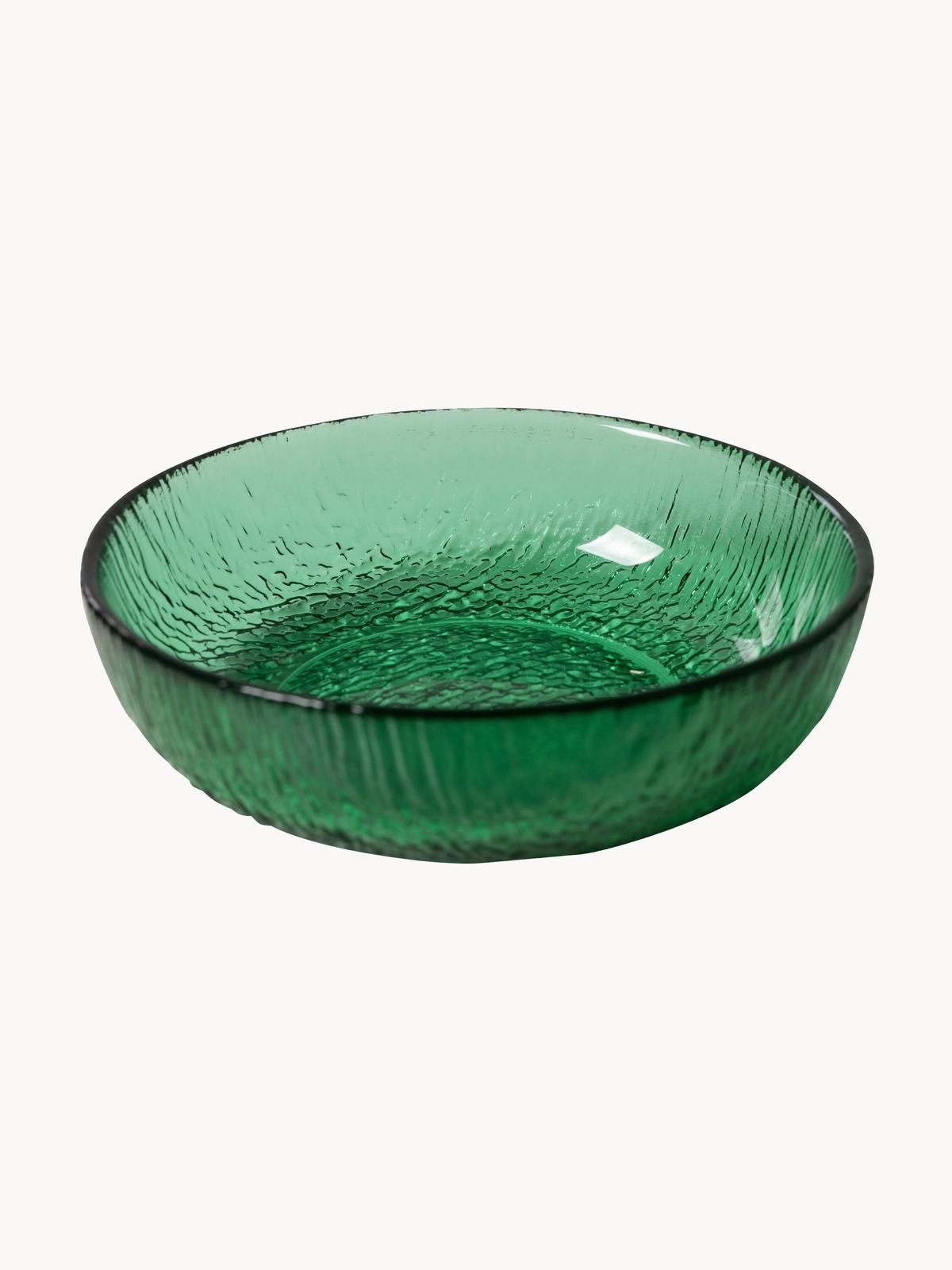 Dipschälchen The Emeralds aus Glas, 2 Stück