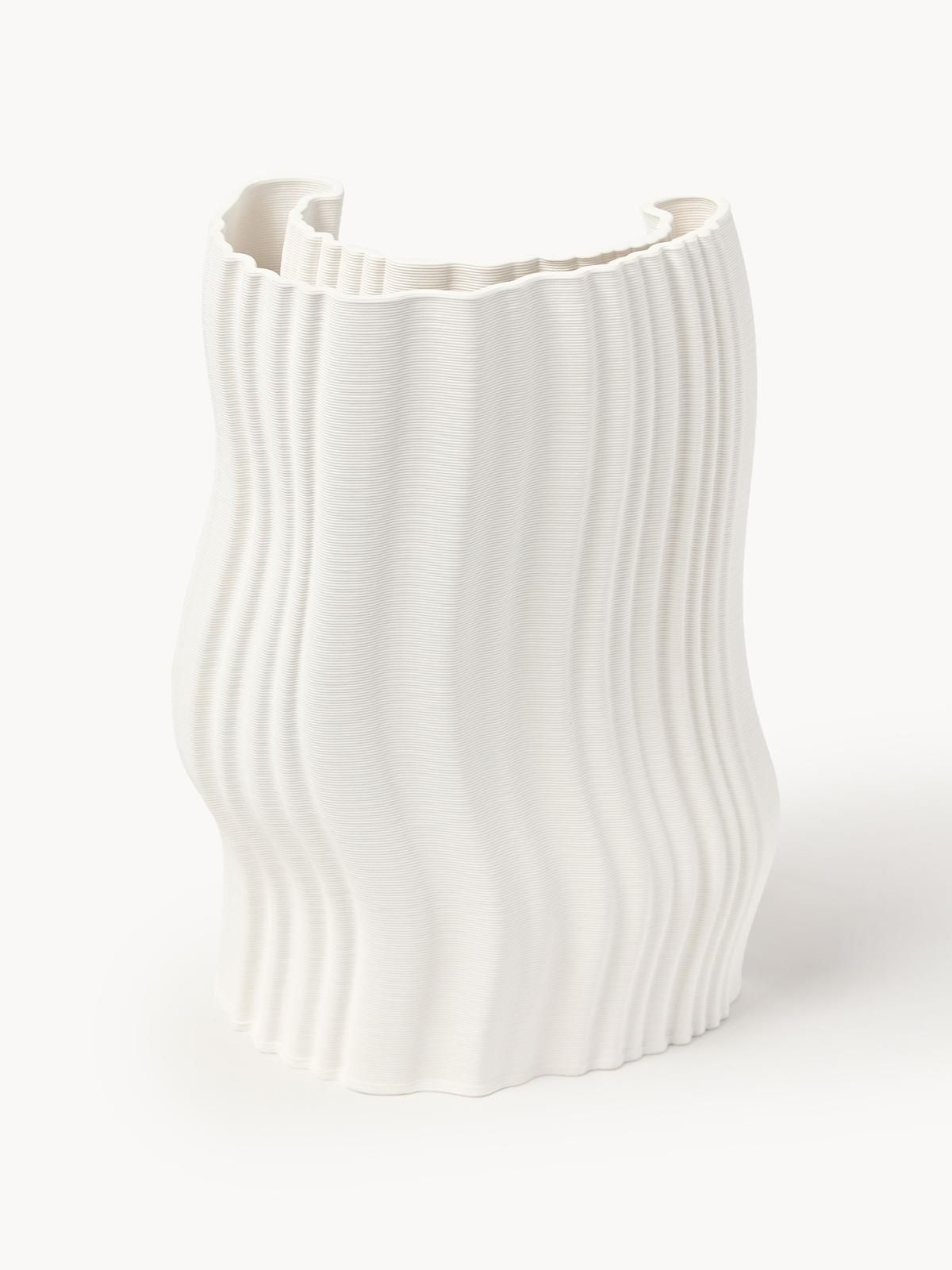 Vase Moire aus Steinzeug, H 30 cm