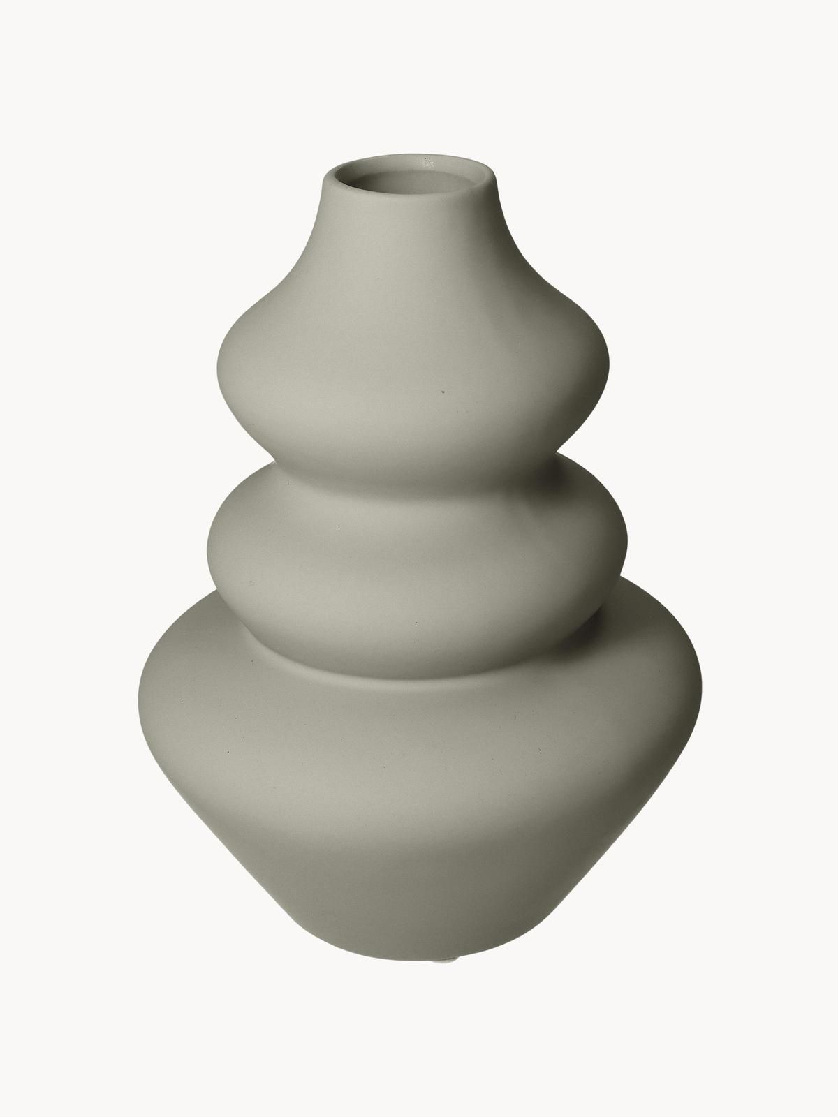 Design-Vase Thena in organischer Form, H 20 cm