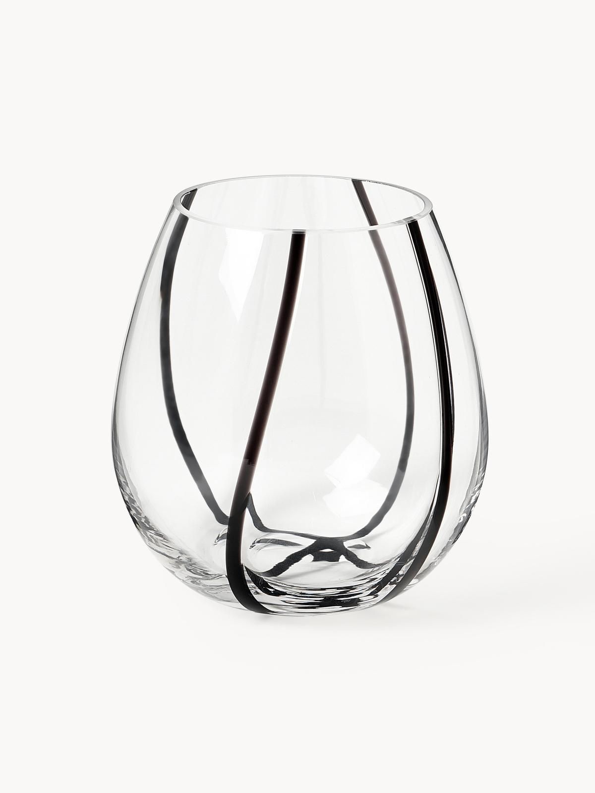 Glas-Vase Kira, H 18 cm