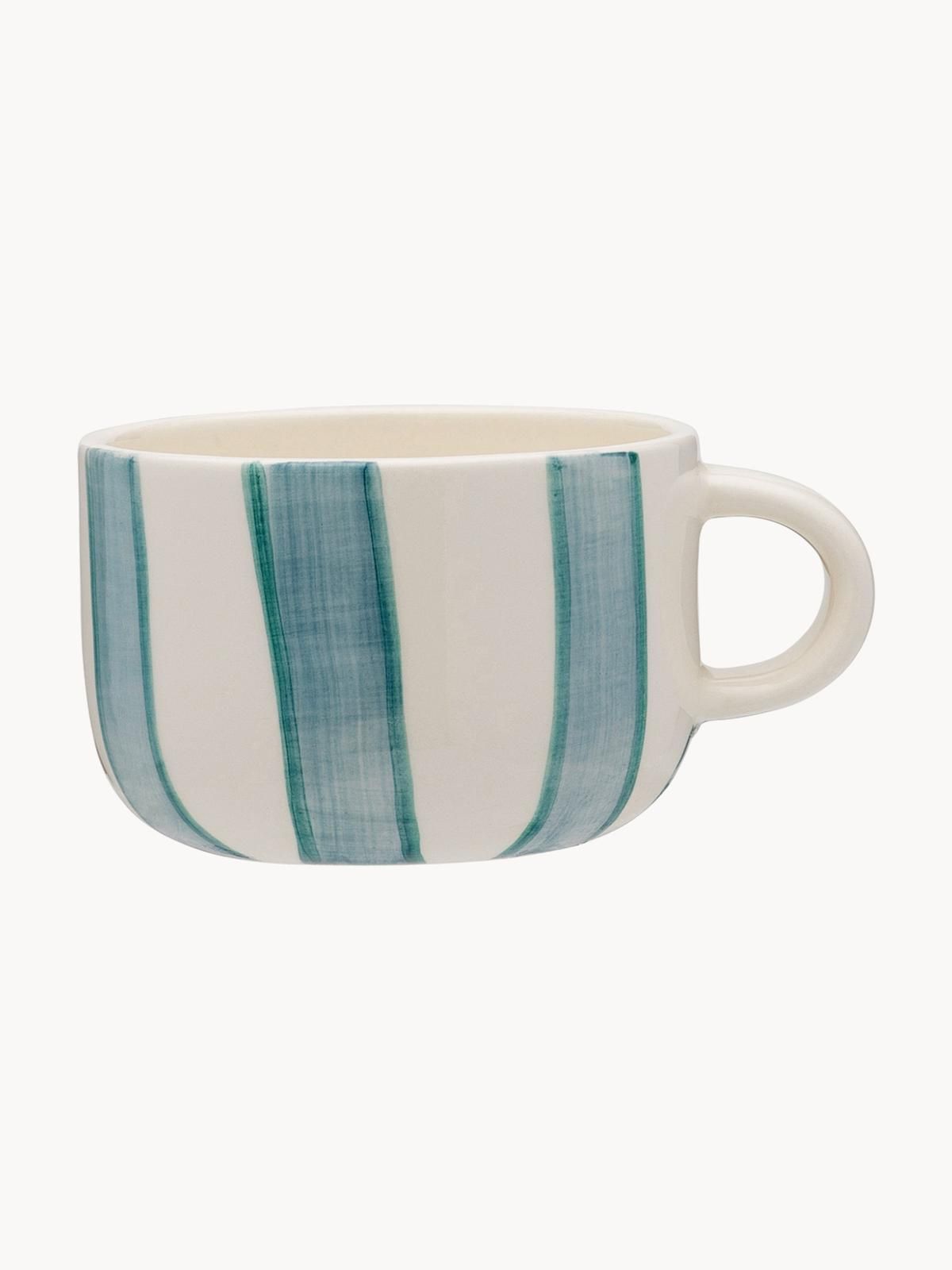 Handbemalte Tasse Powder Striped