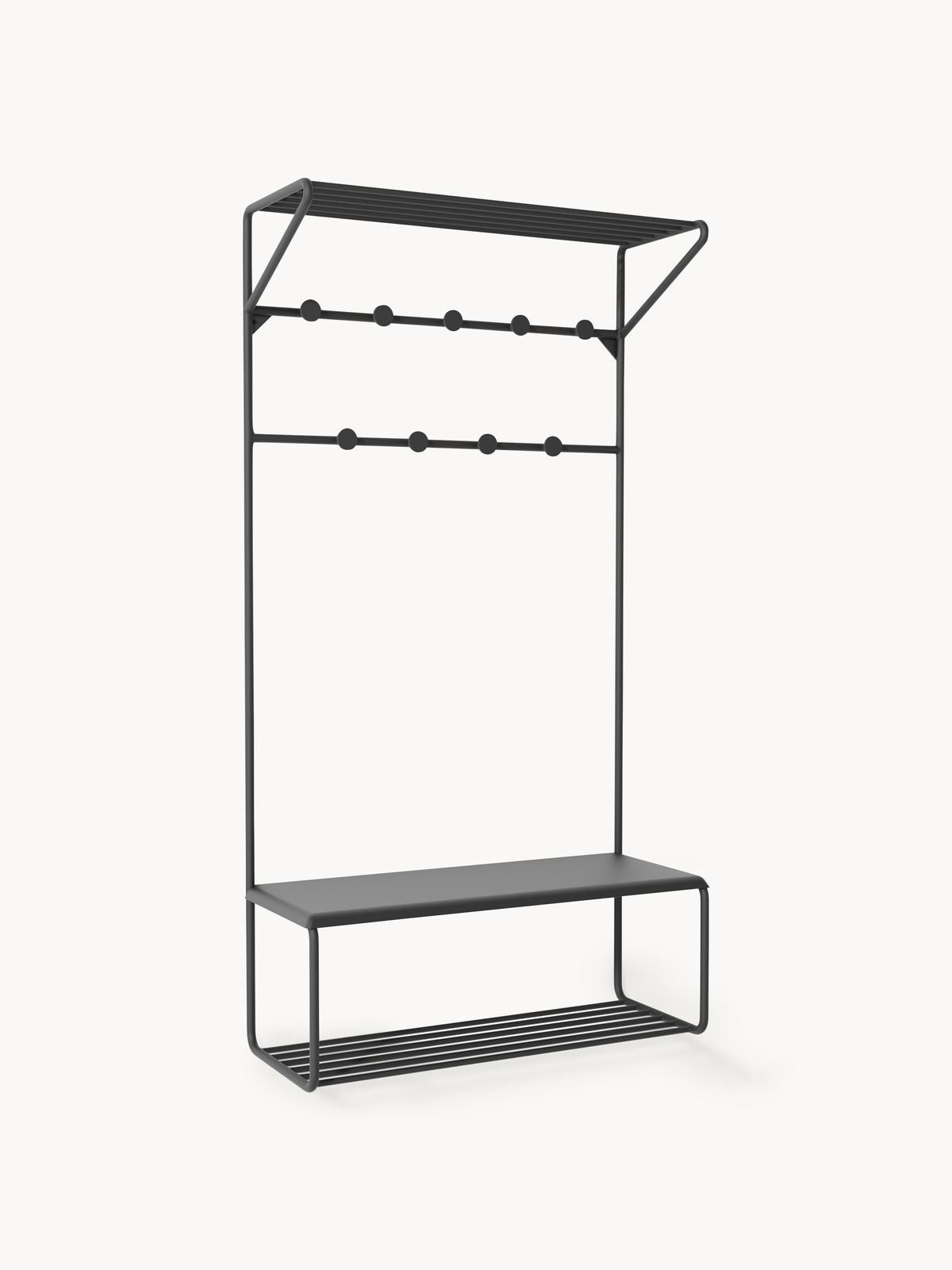 Wand-Garderobe Nash aus Metall