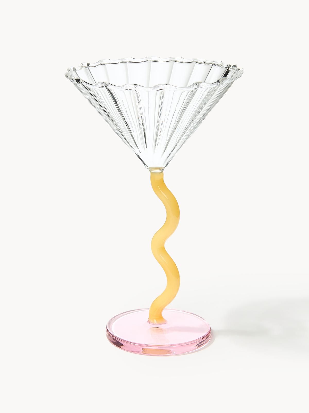 Cocktailgläser Curve aus Borosilikatglas, 2 Stück