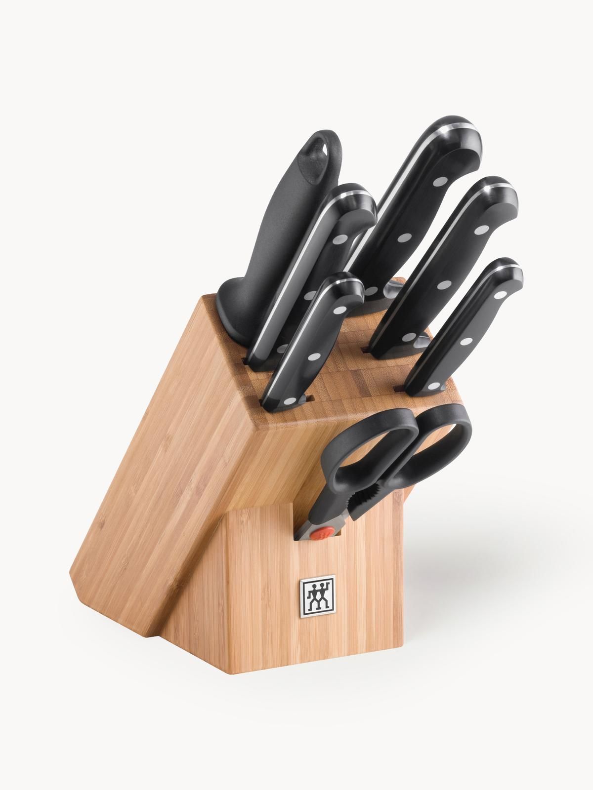 Messerblock Twin Chef aus Bambusholz, 8er-Set