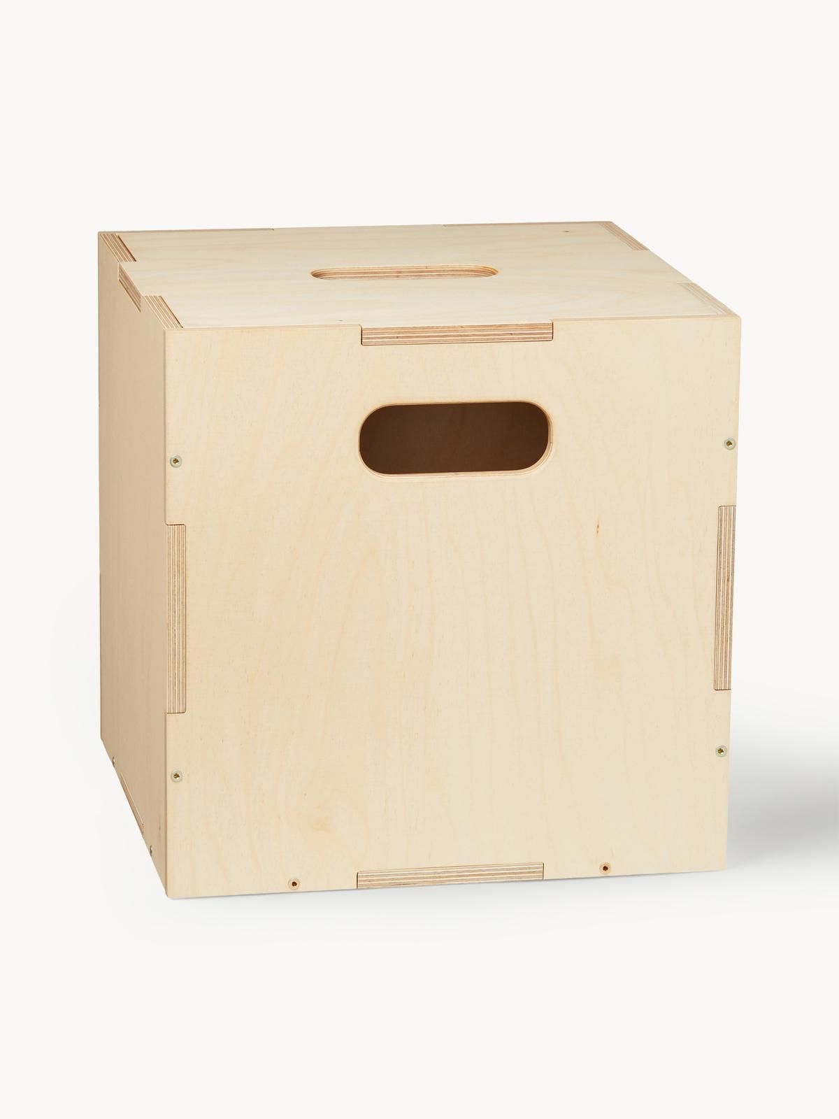 Holz-Aufbewahrungsbox Cube