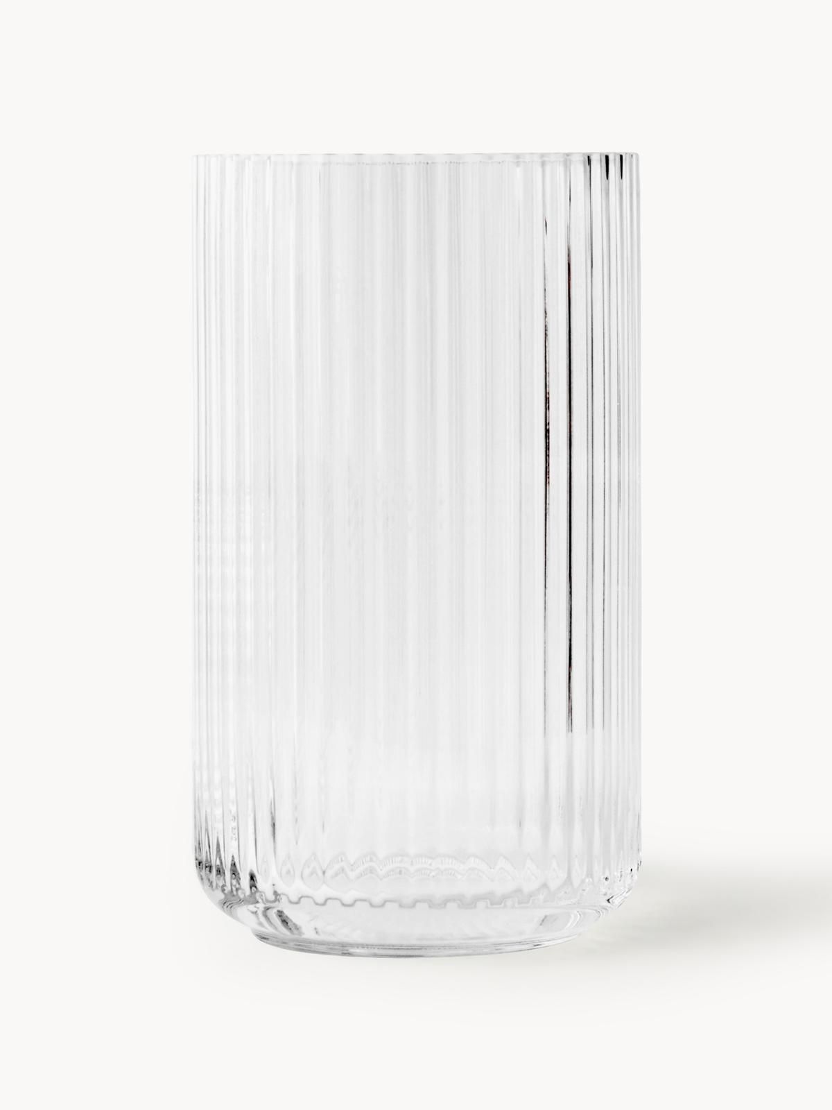 Mundgeblasene Vase Lyngby, H 25 cm