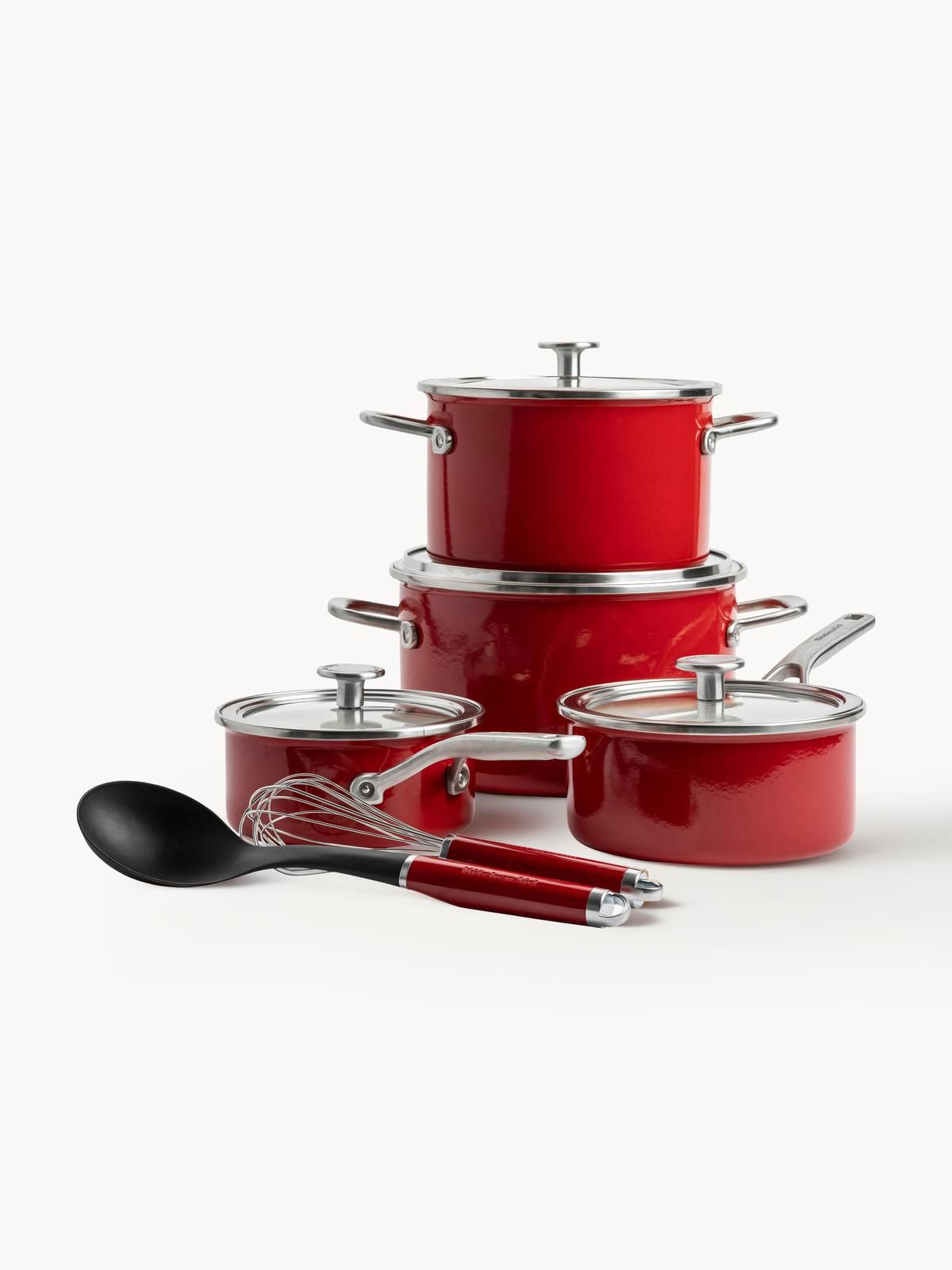 Koch-Set KitchenAid, 10-tlg.