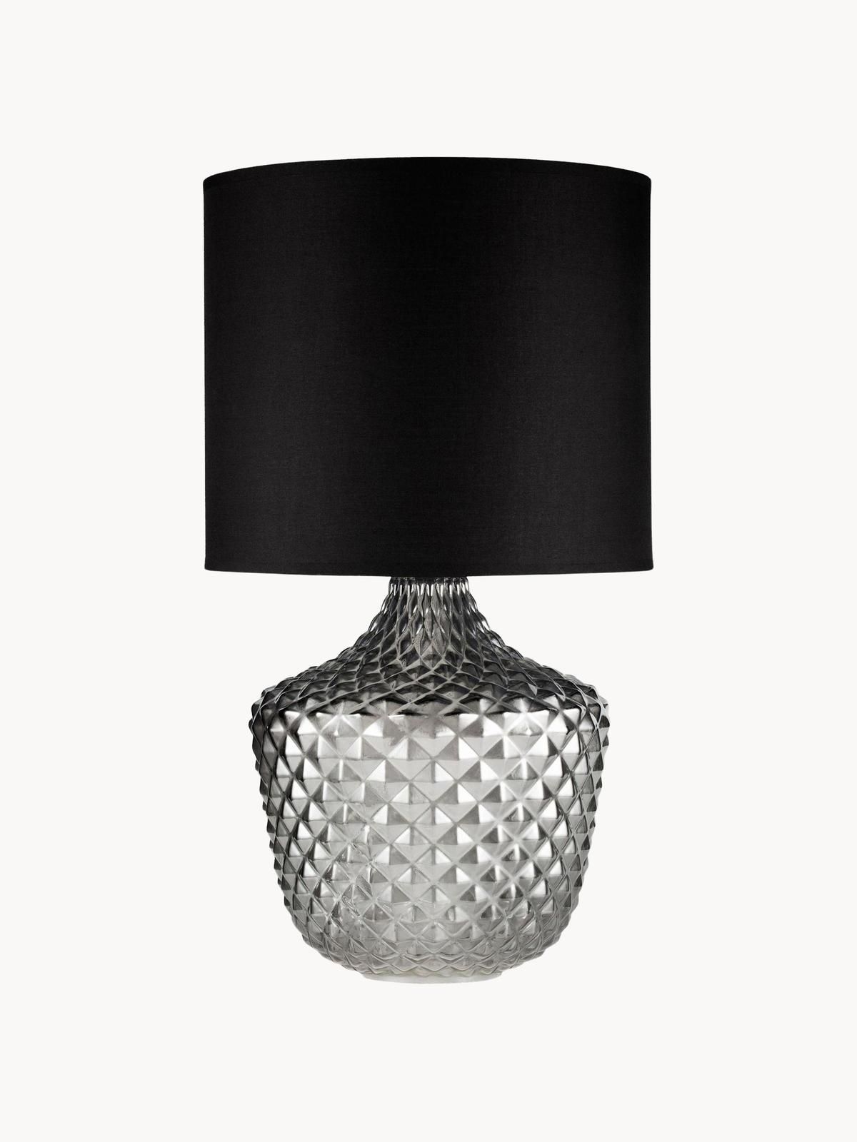 Große Tischlampe Brilliant Jewel aus Glas