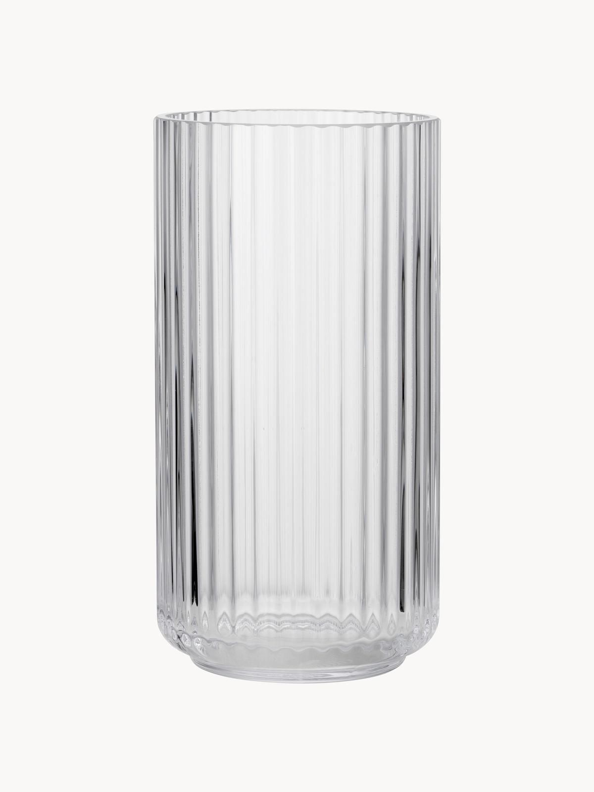 Mundgeblasene Vase Lyngby, H 21 cm