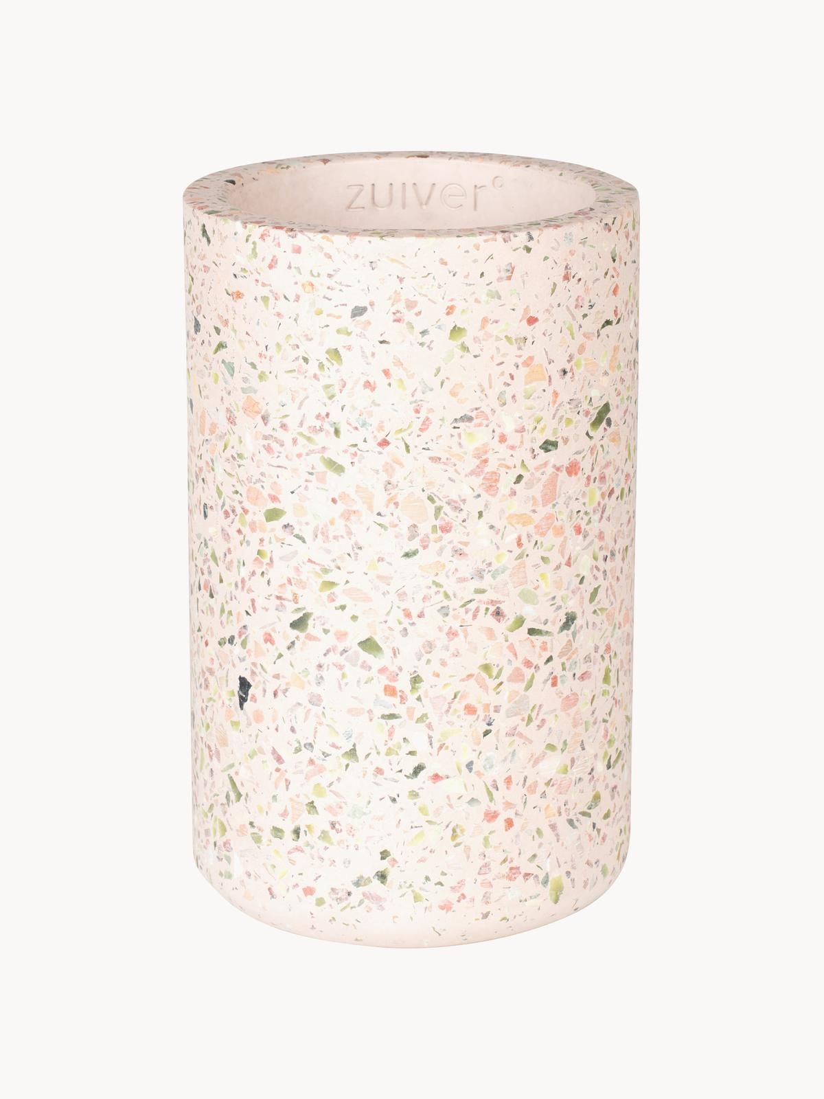 Vase Fajen aus Terrazzo, H 25 cm