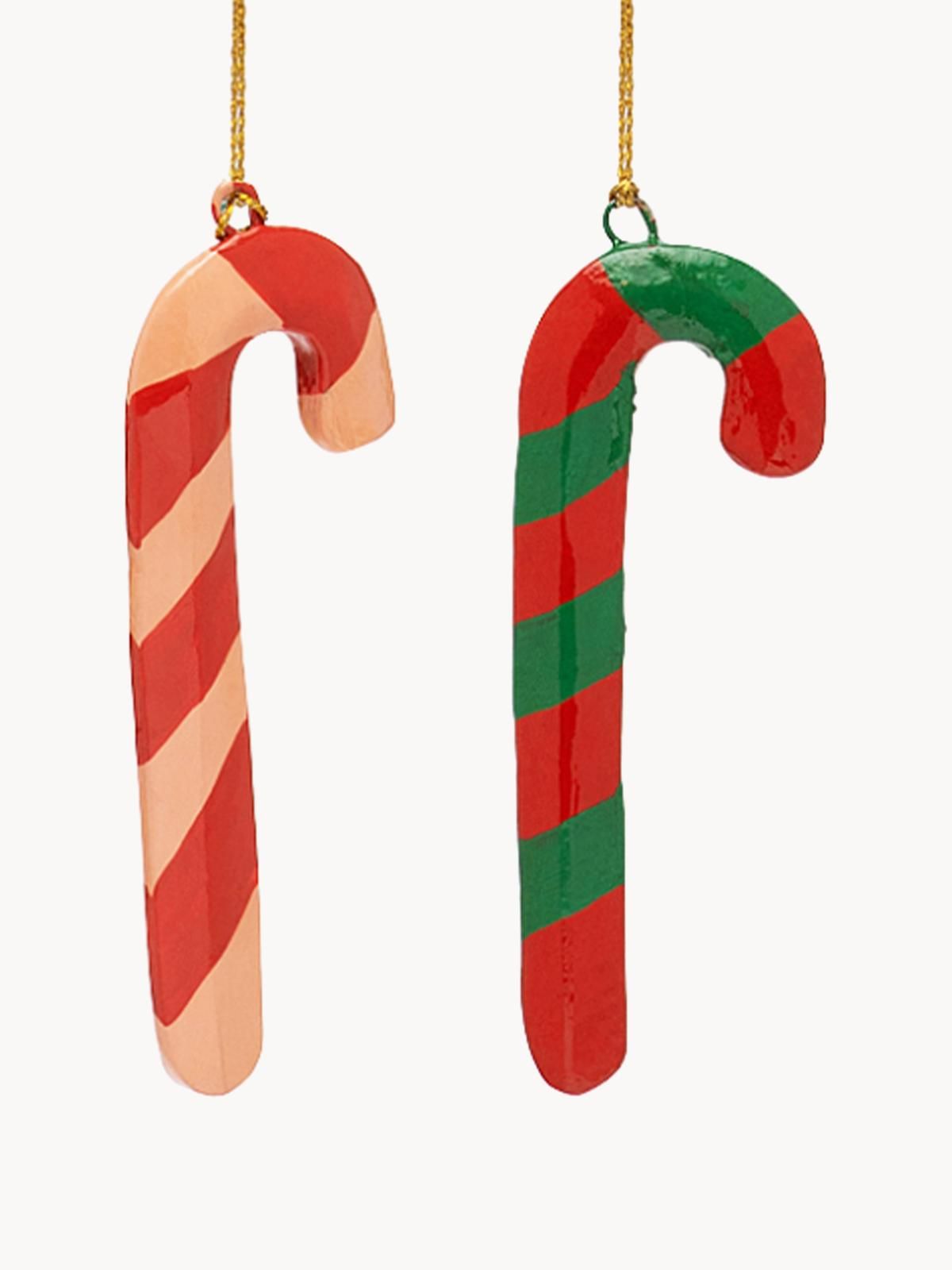 Baumanhänger Candy Cane, 2er-Set