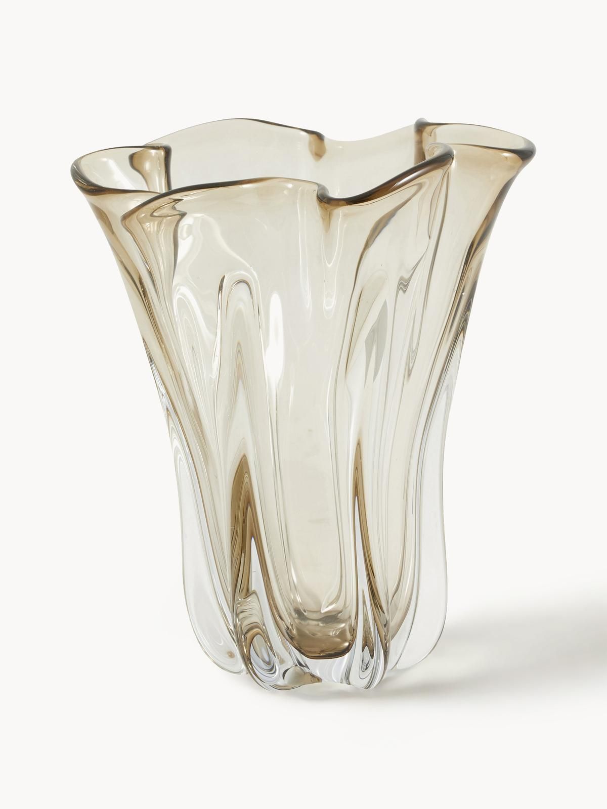 Glas-Vase Komnio, H 27 cm