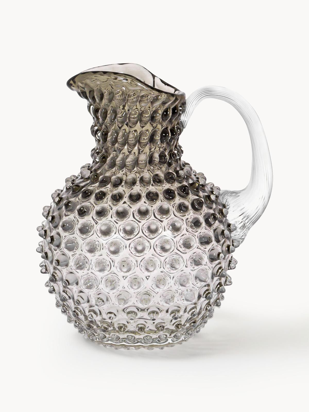 Mundgeblasener Krug Hobnail, 2 L