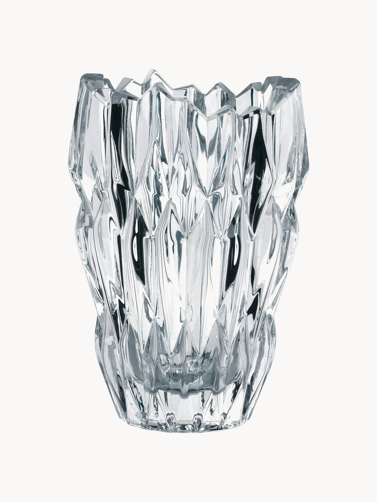 Kristallglas-Vase Quartz, H 16 cm