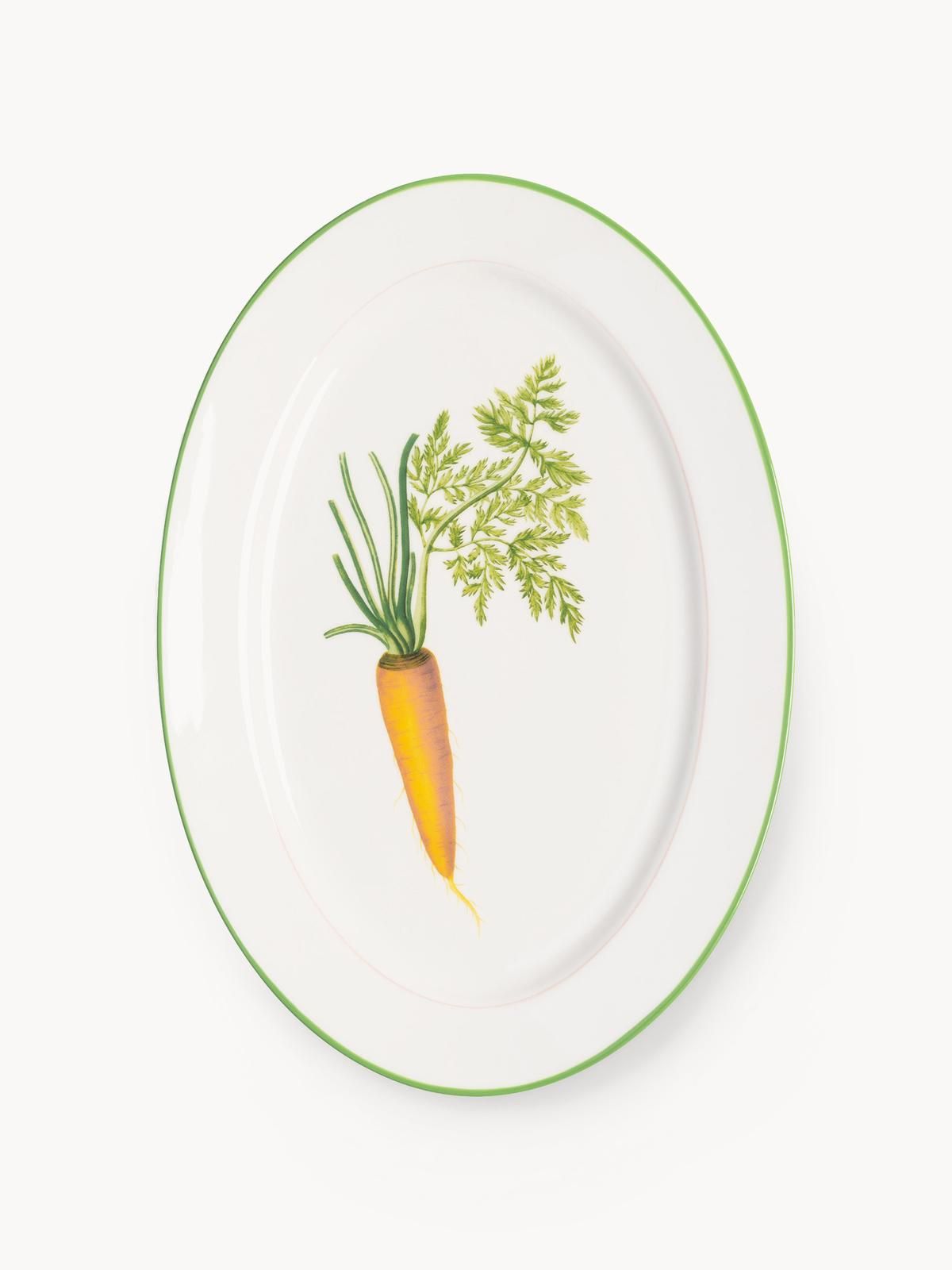 Servierplatte Carrot aus Fine Bone China