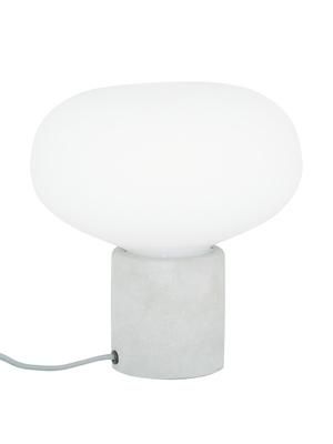 Lampada da tavolo con base in cemento Alma