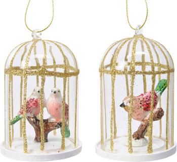 Kerstboomhangersset Cages (2-delig)