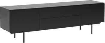 Credenza bassa nera con ante Elyn