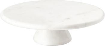 Plat à gâteau marbre blanc Agata Ø 30 cm