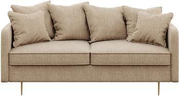Divano 2 posti in tessuto beige Esme