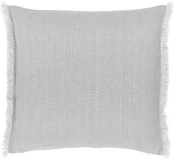 Housse de coussin pur lin gris clair Luana