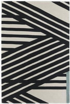 Tapis en laine tissé à la main Stripes