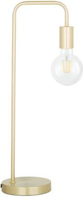 Lampada da tavolo in metallo dorato Flow