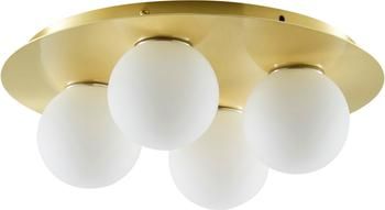 Plafond- en wandlamp Hitch van opaalglas