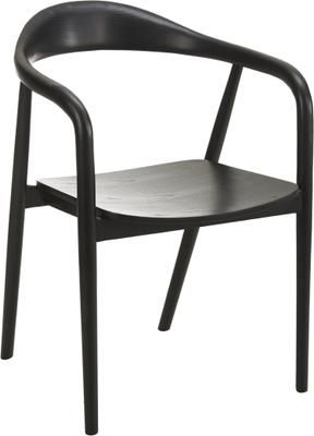 Sedia in legno nero Angelina
