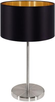 Lampe à poser noire dorée Jamie