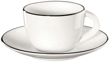 Set tazzine caffè da tavola ligne noir 8 pz