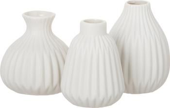 Komplet małych wazonów z porcelany Esko, 3 elem.