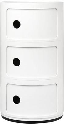 Mesa auxiliar de diseño Componibili, 3 módulos