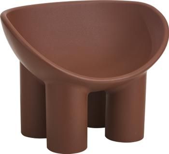 Design fauteuil Roly Poly in bruin